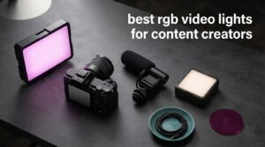 best rgb video lights for content creators
