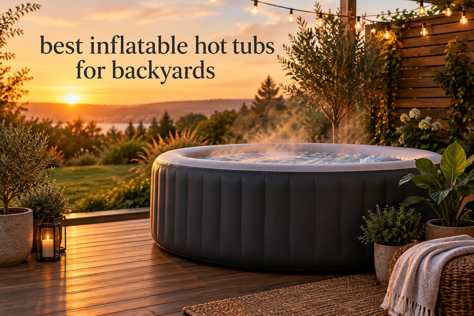best inflatable hot tubs for backyards