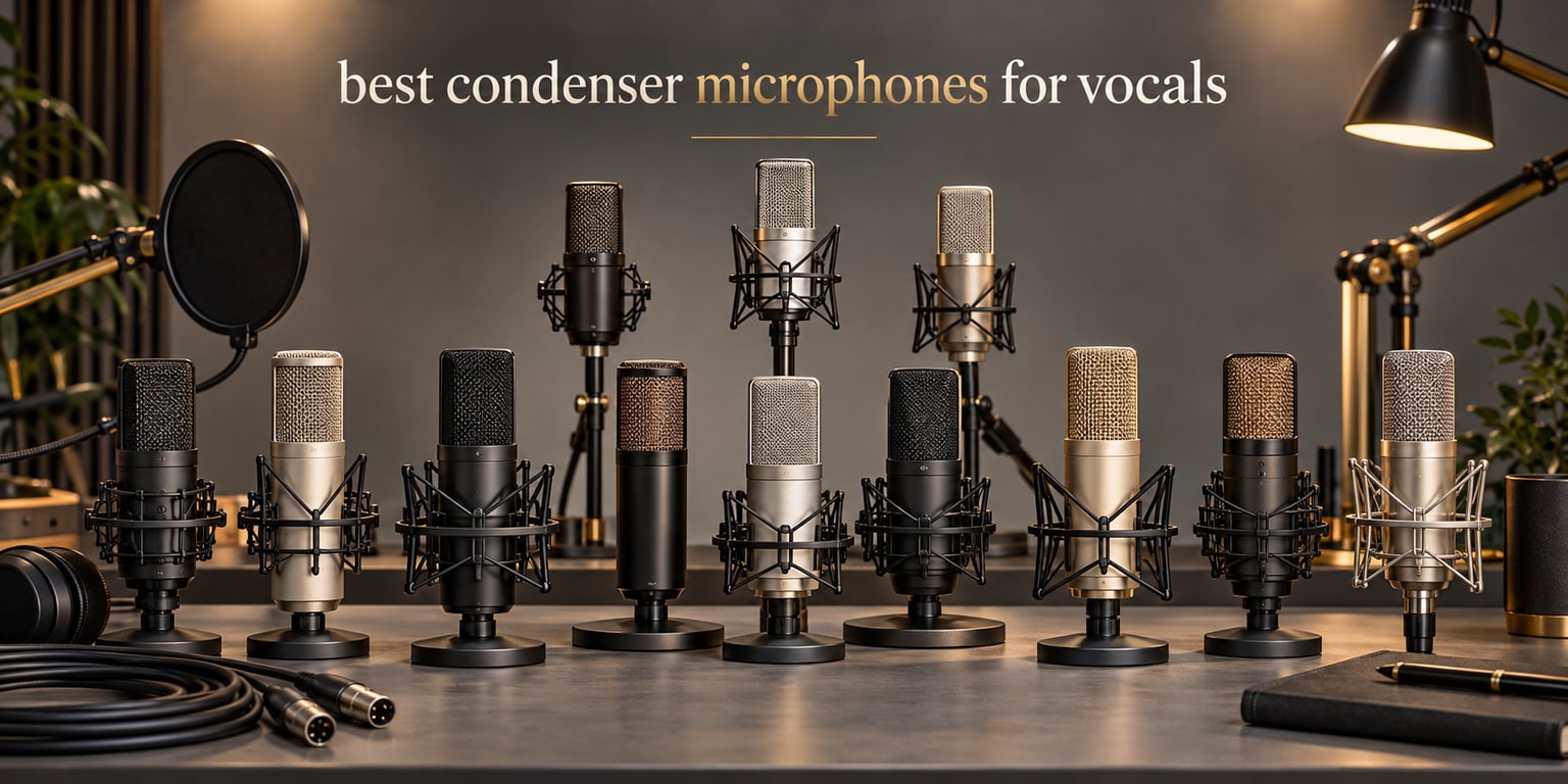 best condenser microphones for vocals