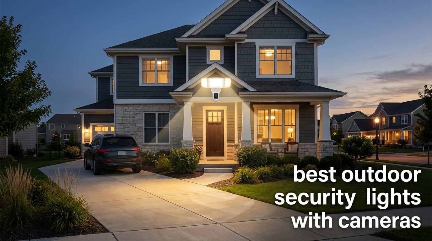 best outdoor security lights with cameras