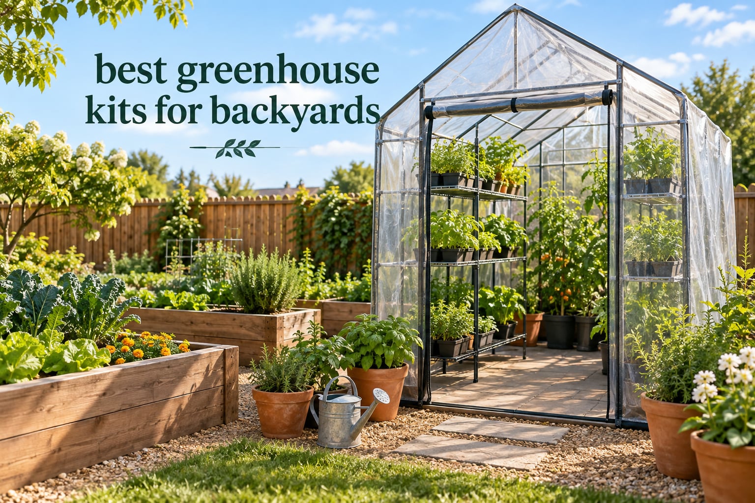 best greenhouse kits for backyards