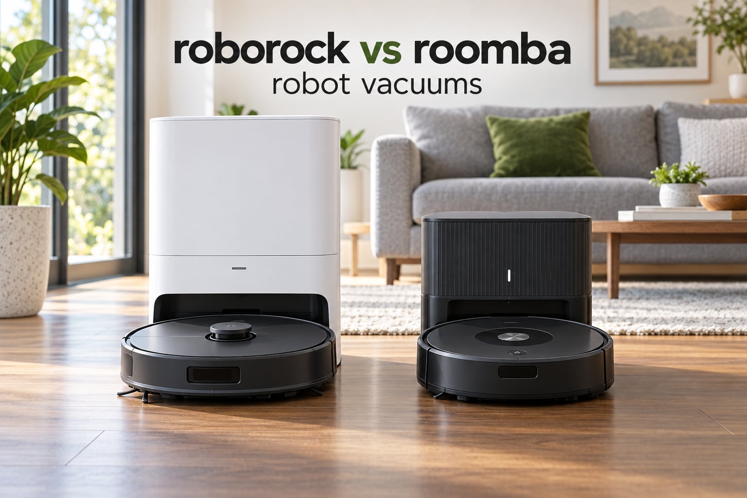 roborock vs roomba robot vacuums