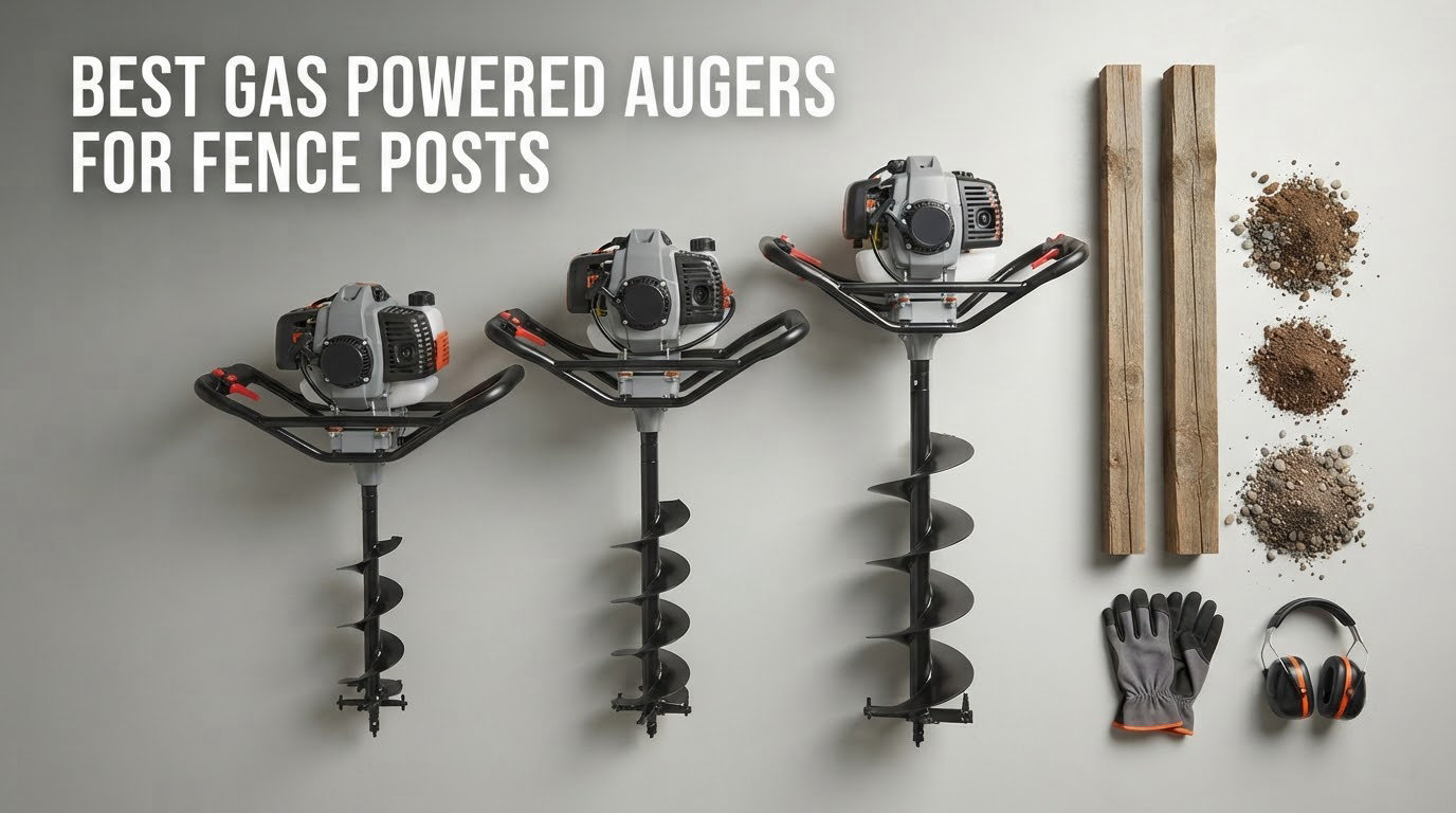 best gas powered augers for fence posts