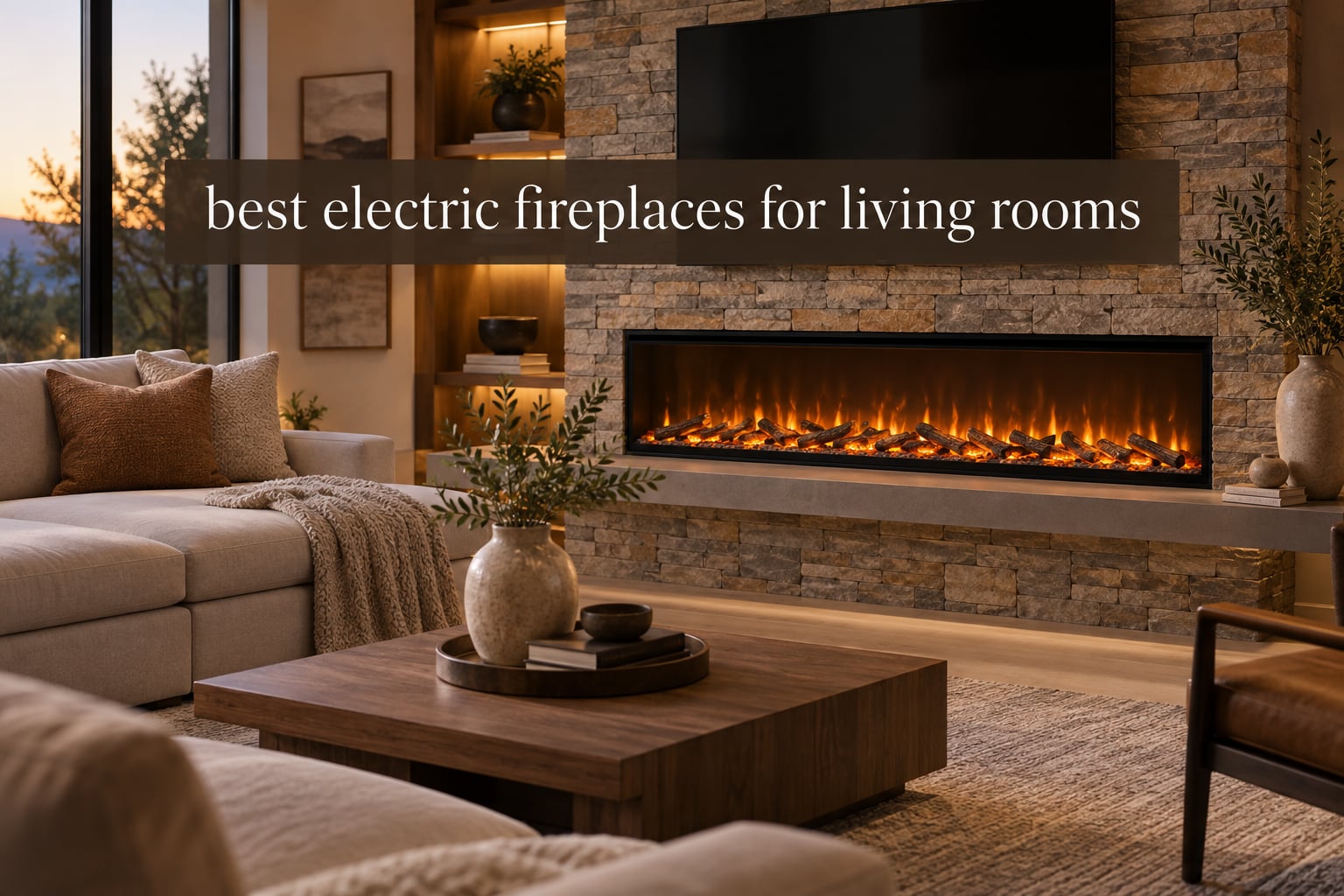best electric fireplaces for living rooms