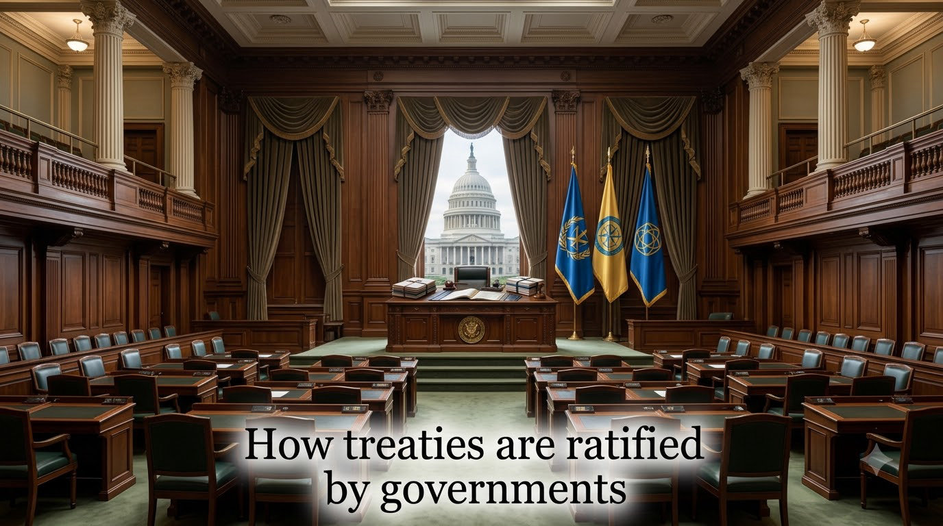 How treaties are ratified by governments