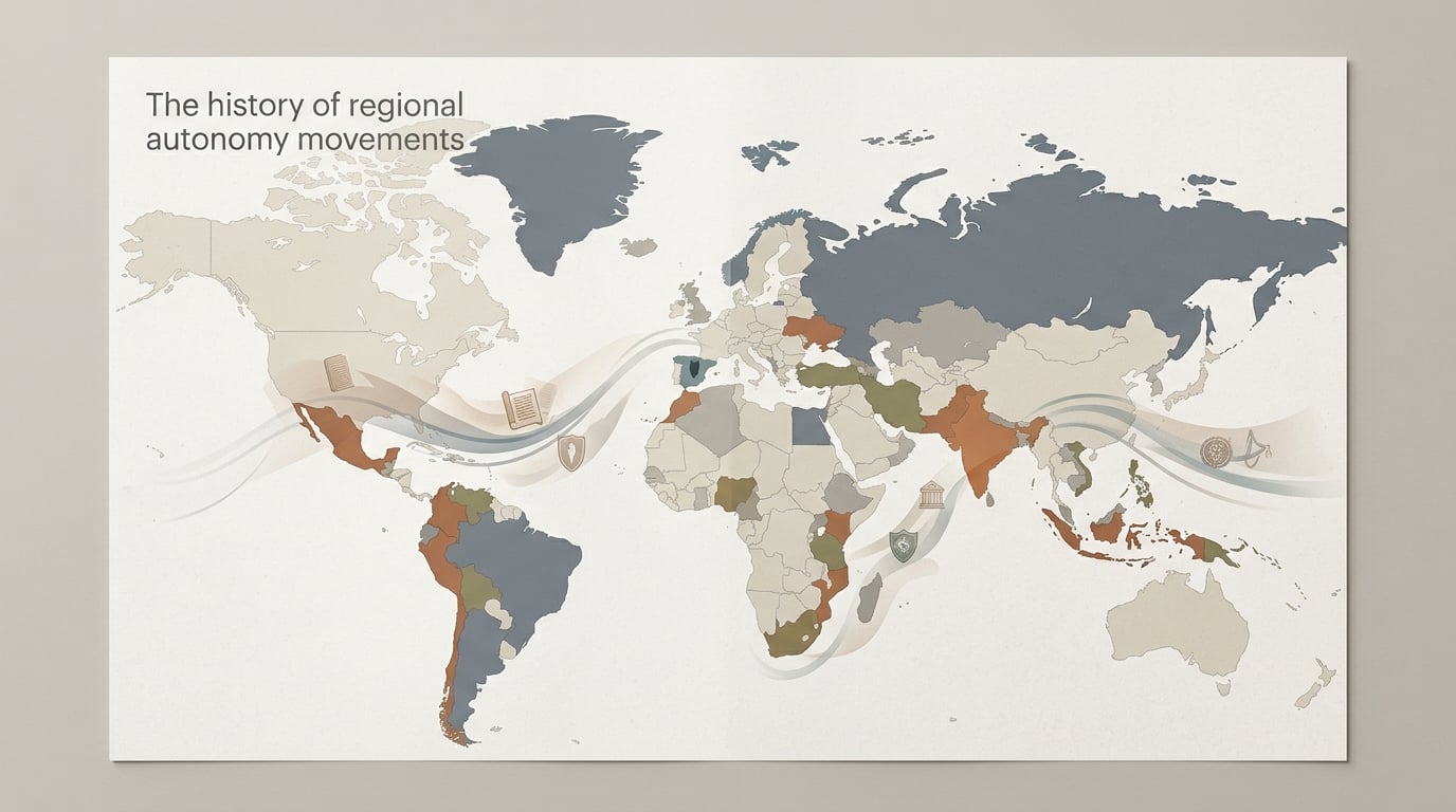 The history of regional autonomy movements