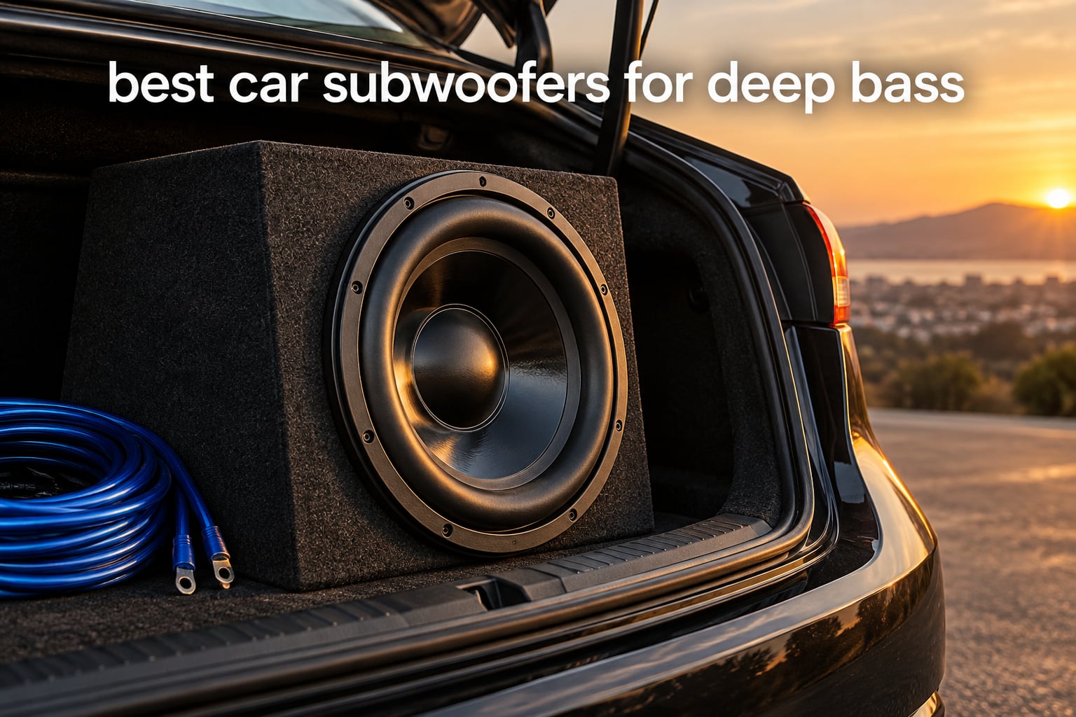 best car subwoofers for deep bass