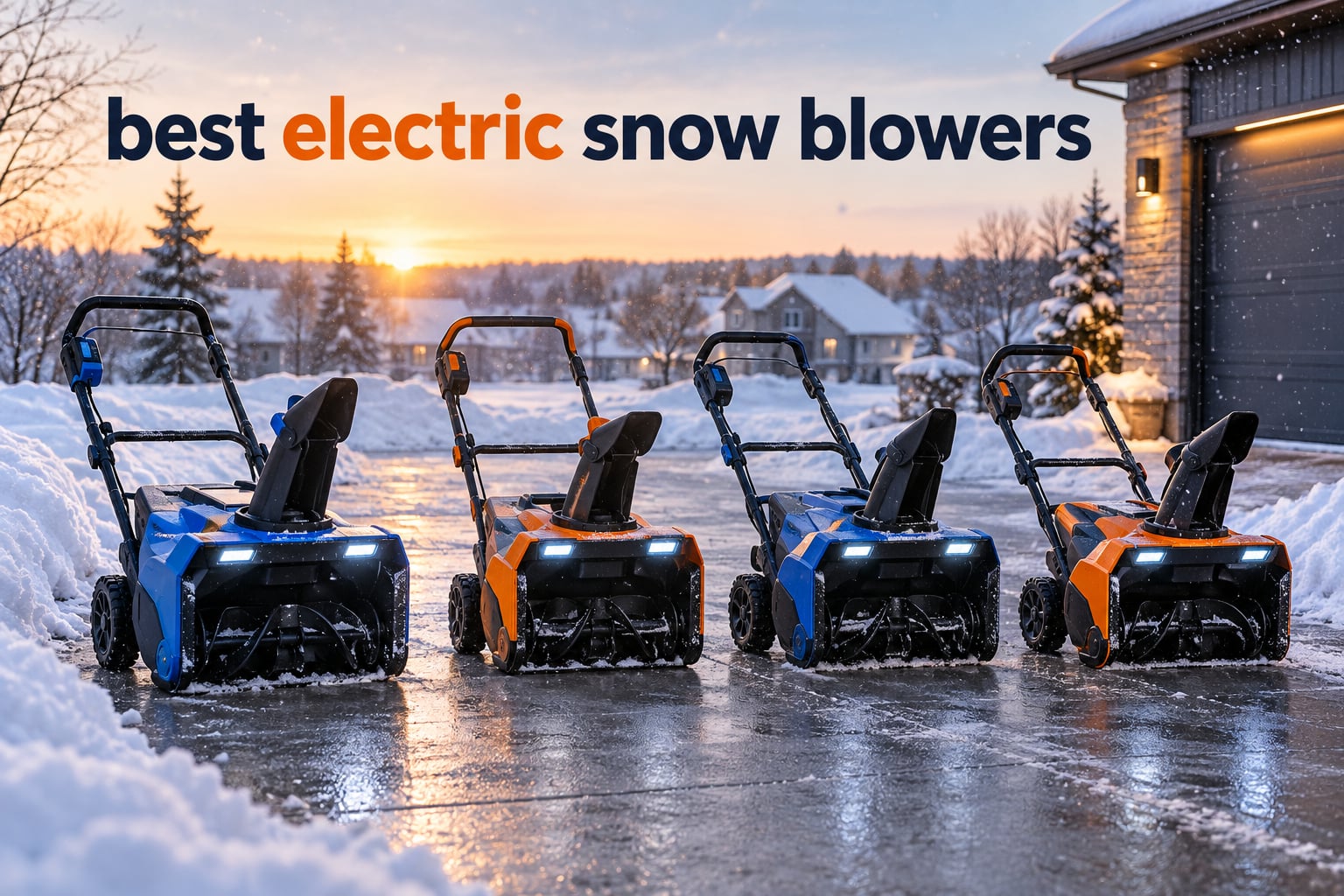 best electric snow blowers