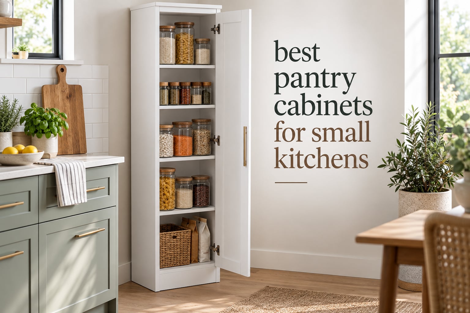 best pantry cabinets for small kitchens