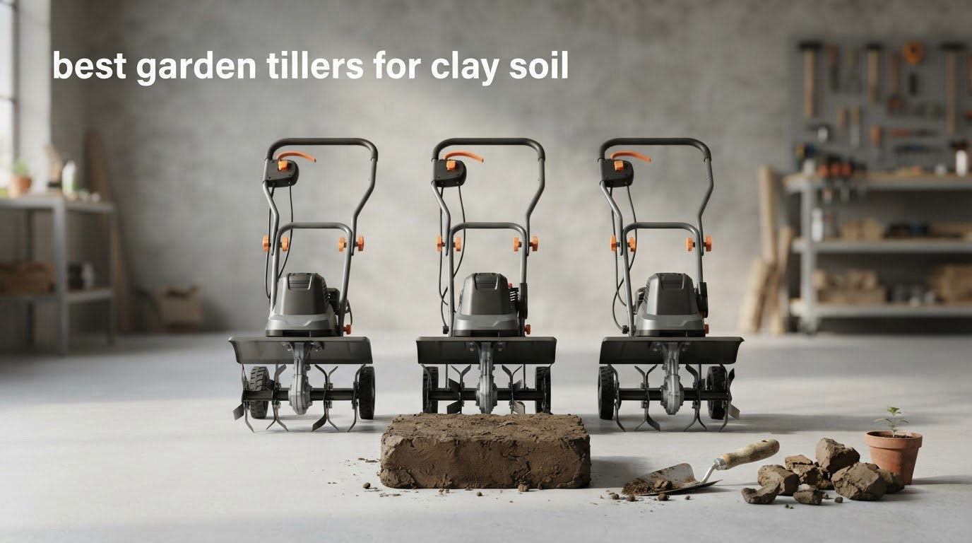 best garden tillers for clay soil