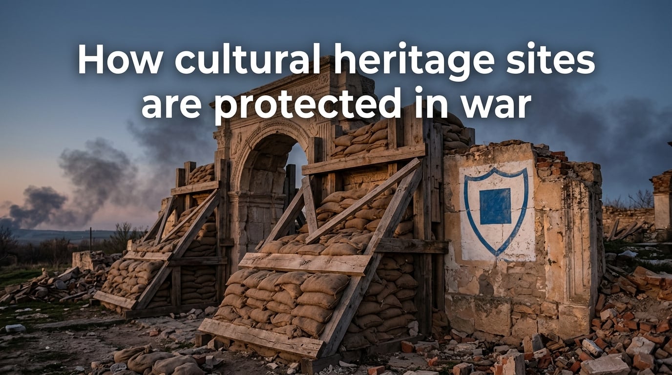 How cultural heritage sites are protected in war