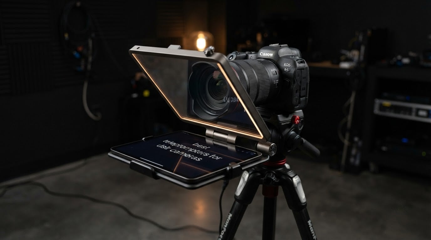best teleprompters for dslr cameras