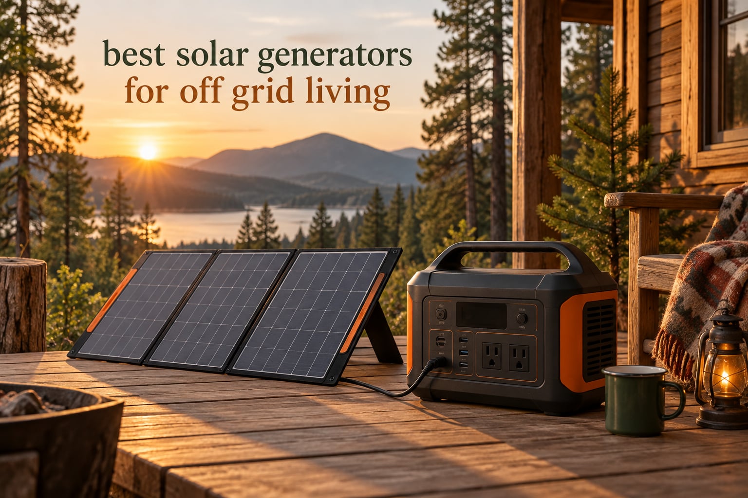 best solar generators for off grid living