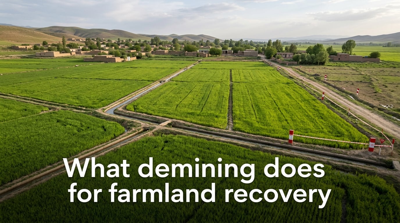 What demining does for farmland recovery