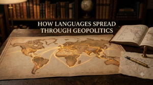 How languages spread through geopolitics