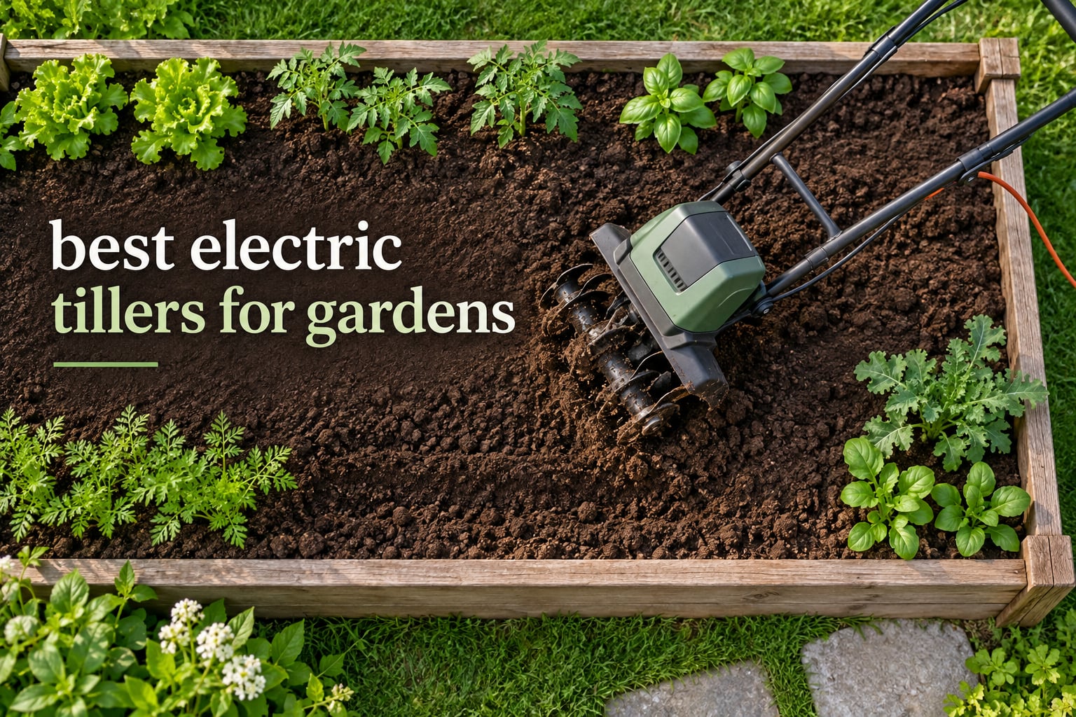 best electric tillers for gardens
