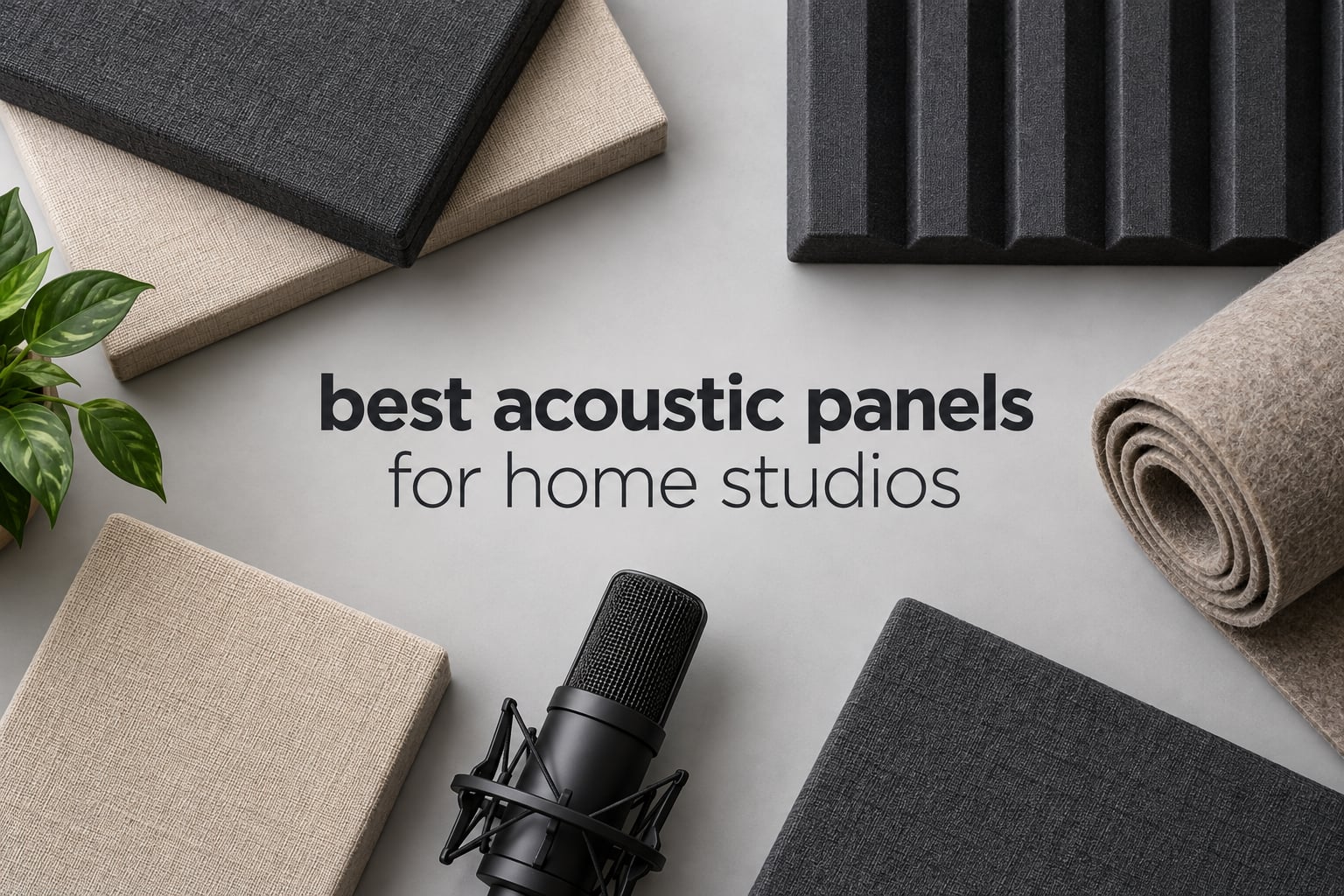 best acoustic panels for home studios