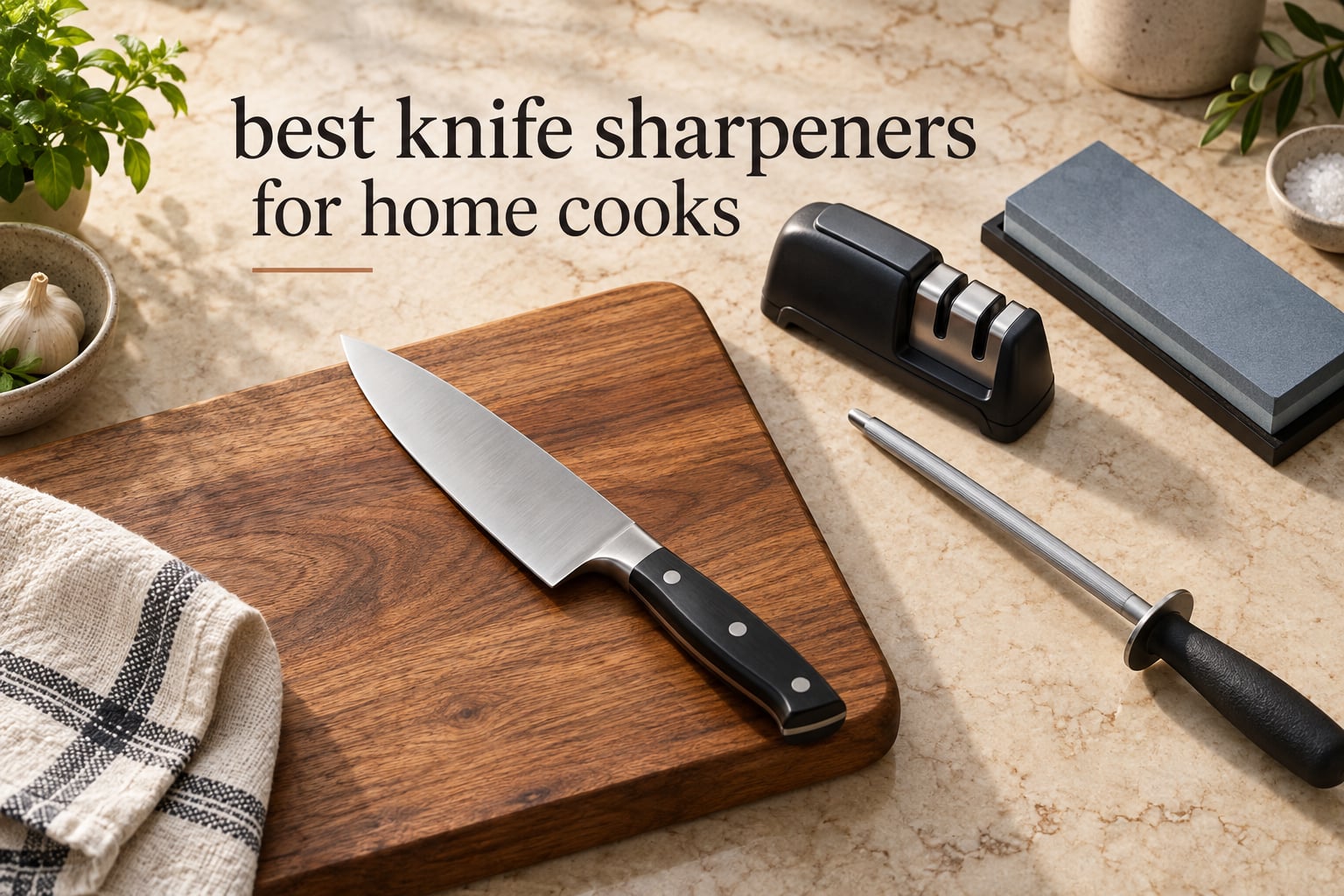 best knife sharpeners for home cooks