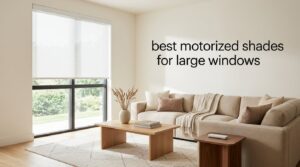 best motorized shades for large windows