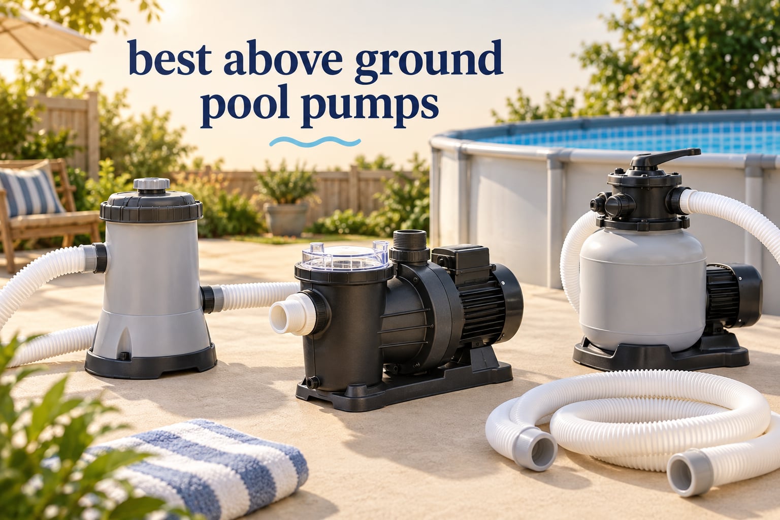 best above ground pool pumps