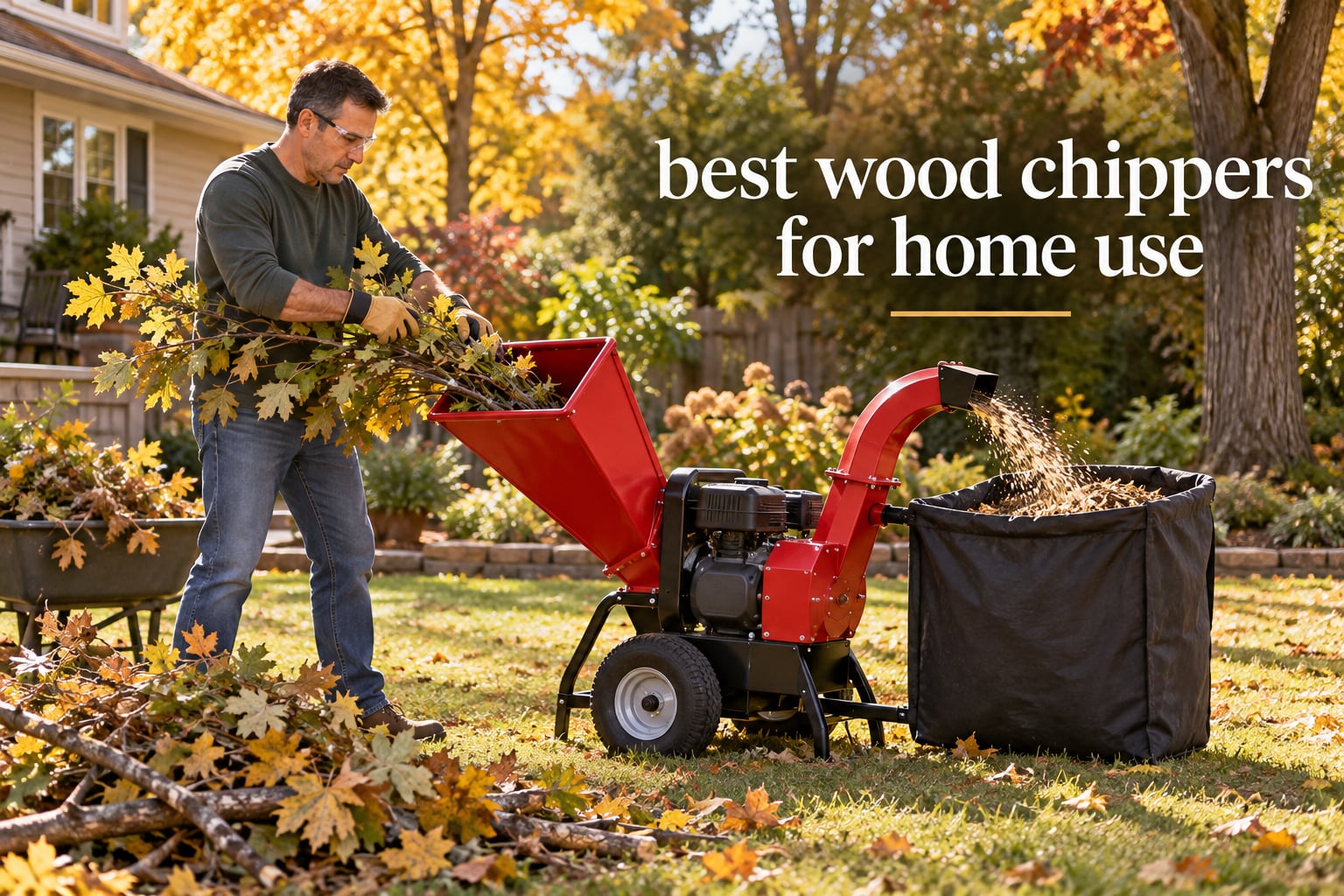 best wood chippers for home use