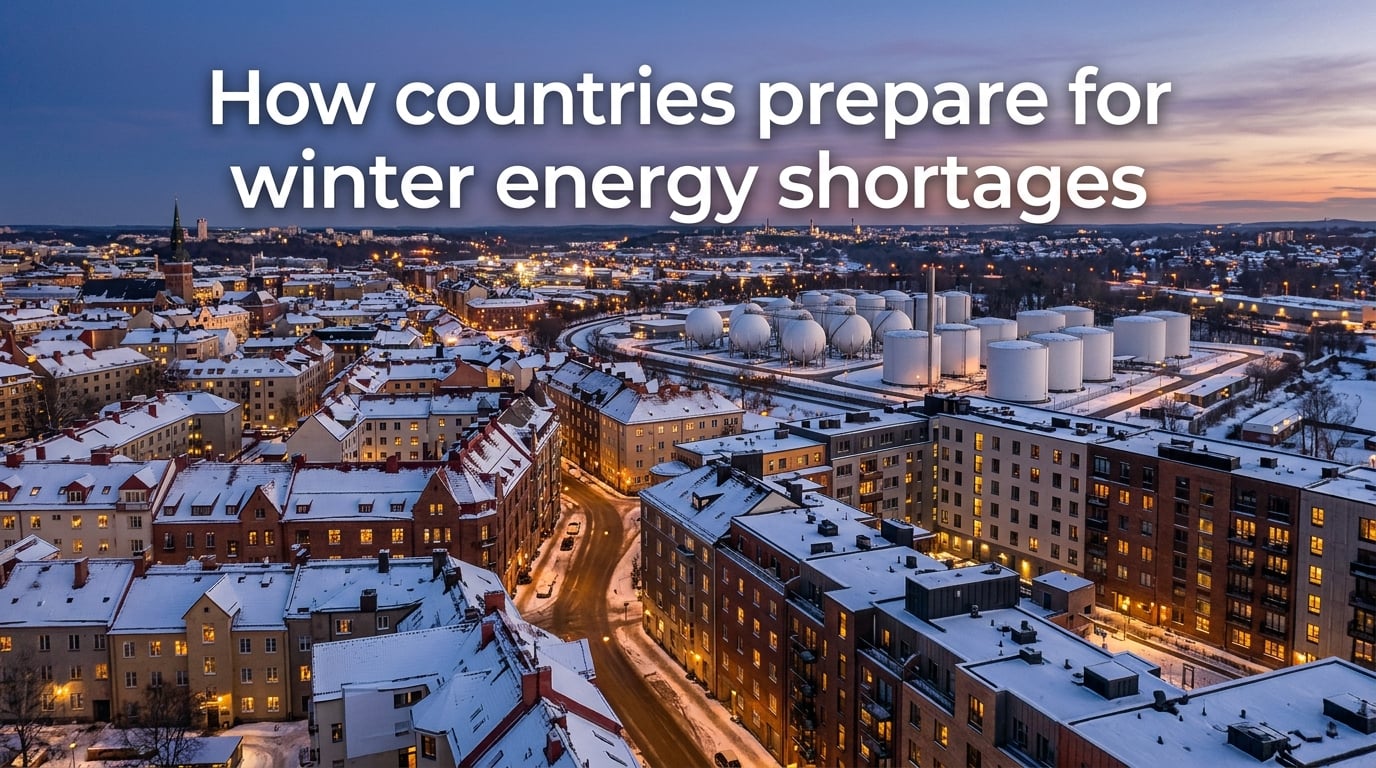 How countries prepare for winter energy shortages