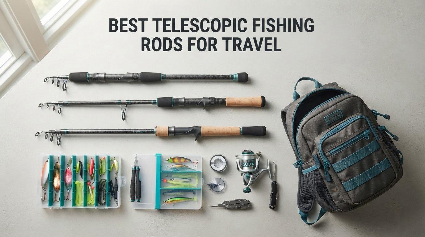 best telescopic fishing rods for travel