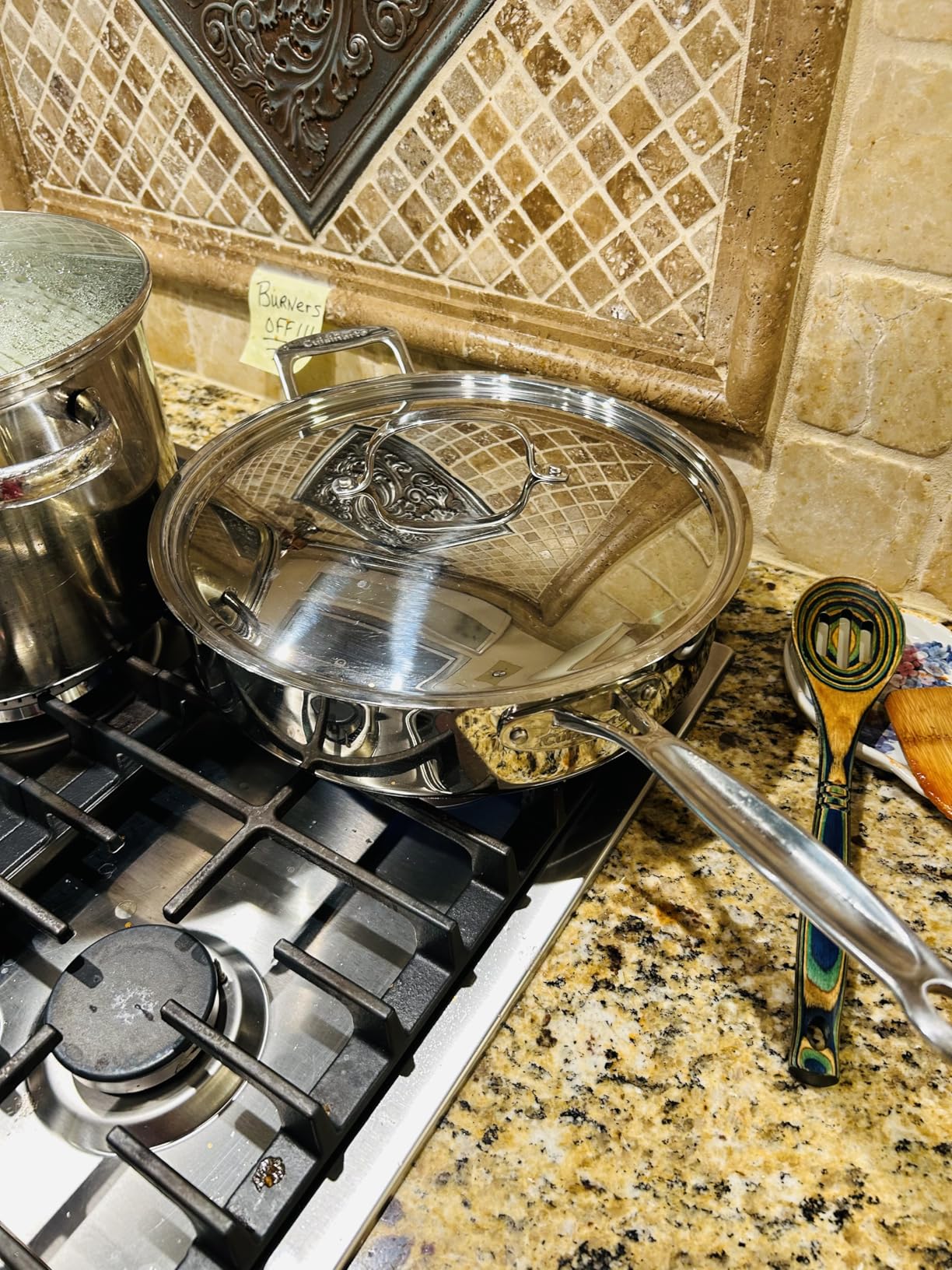 Cuisinart 5.5 Quart Sauté Pan w/ Cover, Stainless Steel Pan with Lid, Large Kitchen Pan, Dishwasher Safe, Compatible with Induction, Electric, Gas Cooktops, Oven Safe Saucepan, Cool Grip Handles customer photo 1