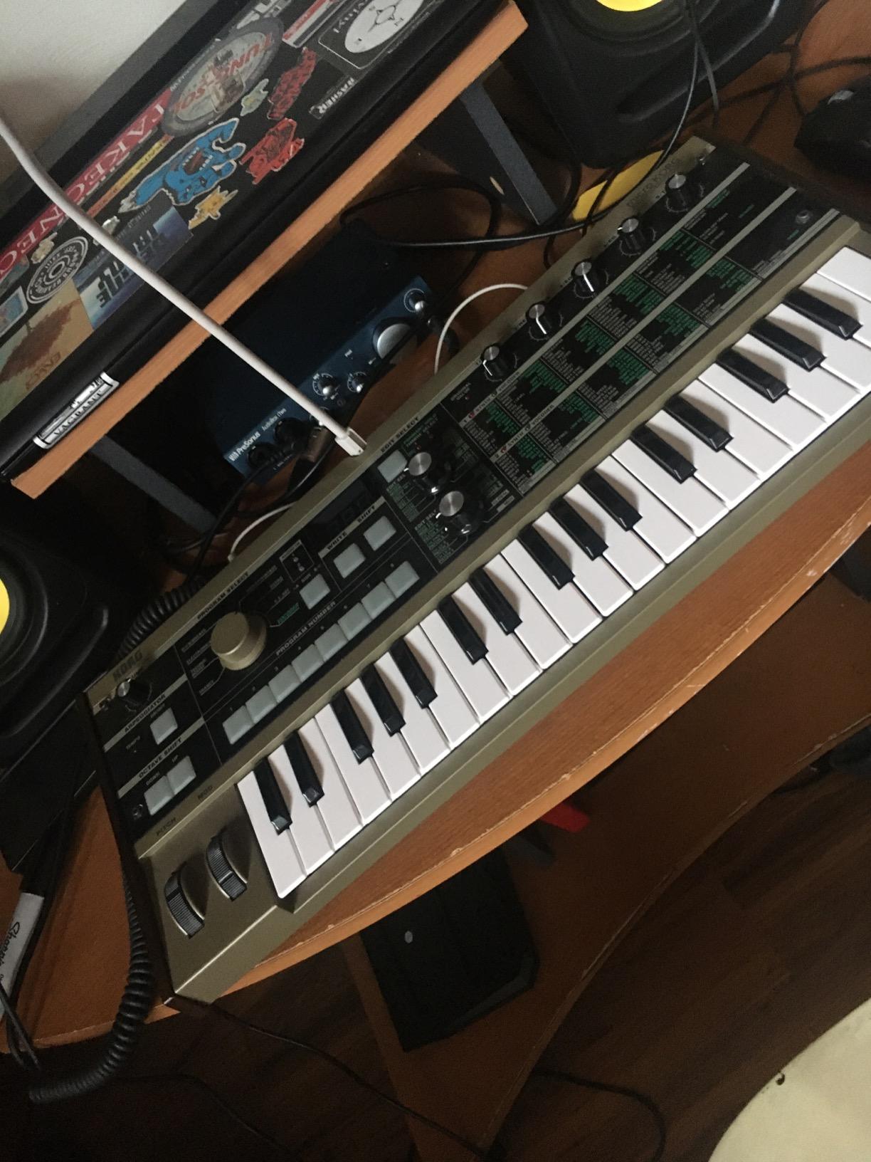 Korg microKORG Compact Analog Modeling Synthesizer w/ Vocoder Mini Mic customer photo 2
