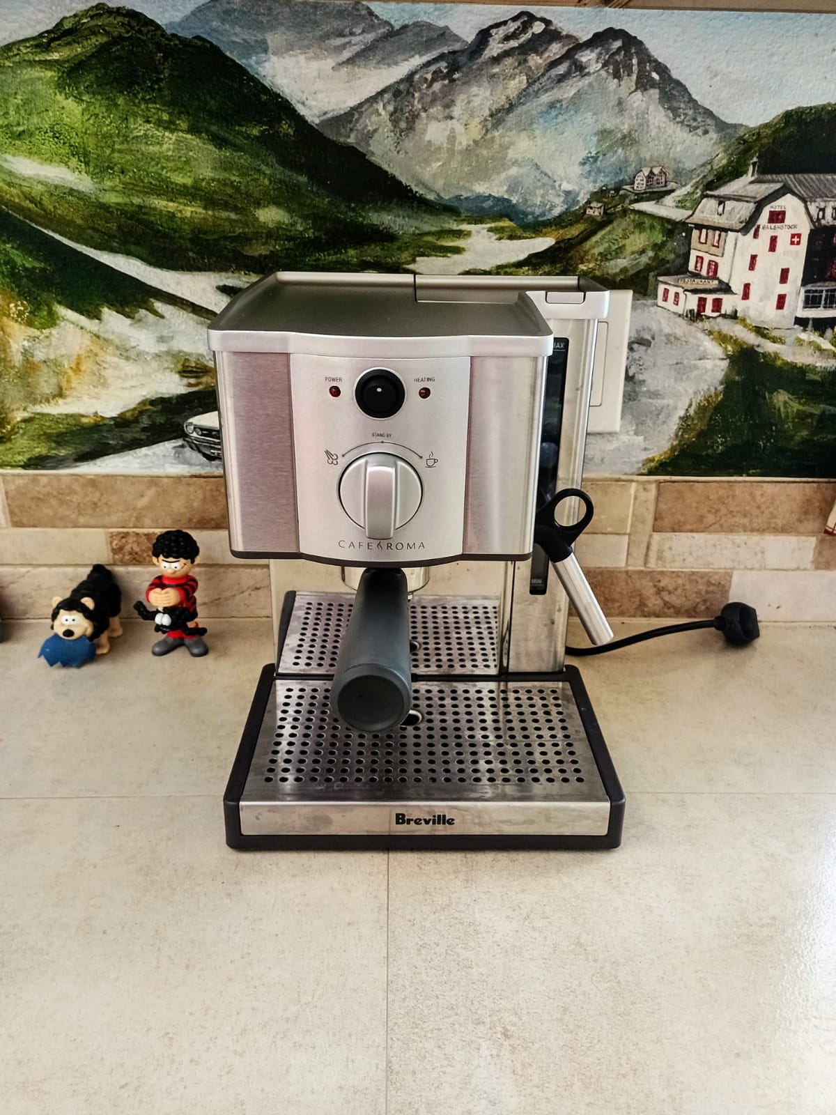 Breville ESP8XL Cafe Roma Stainless Espresso Maker, 9x9x12, Silver customer photo 1