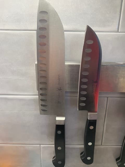 HENCKELS Classic Razor-Sharp Hollow Edge Santoku Knife 7 inch, German Engineered Informed by 100+ Years of Mastery customer photo 1
