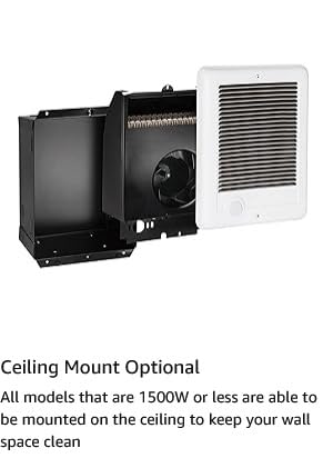 Cadet Com-Pak Electric Wall Heater Complete Unit With Thermostat (Model: CSC202TW, Part: 67507), 6825/5120 BTU, 240/208 Volt, 2000/1500 Watt, White customer photo 1