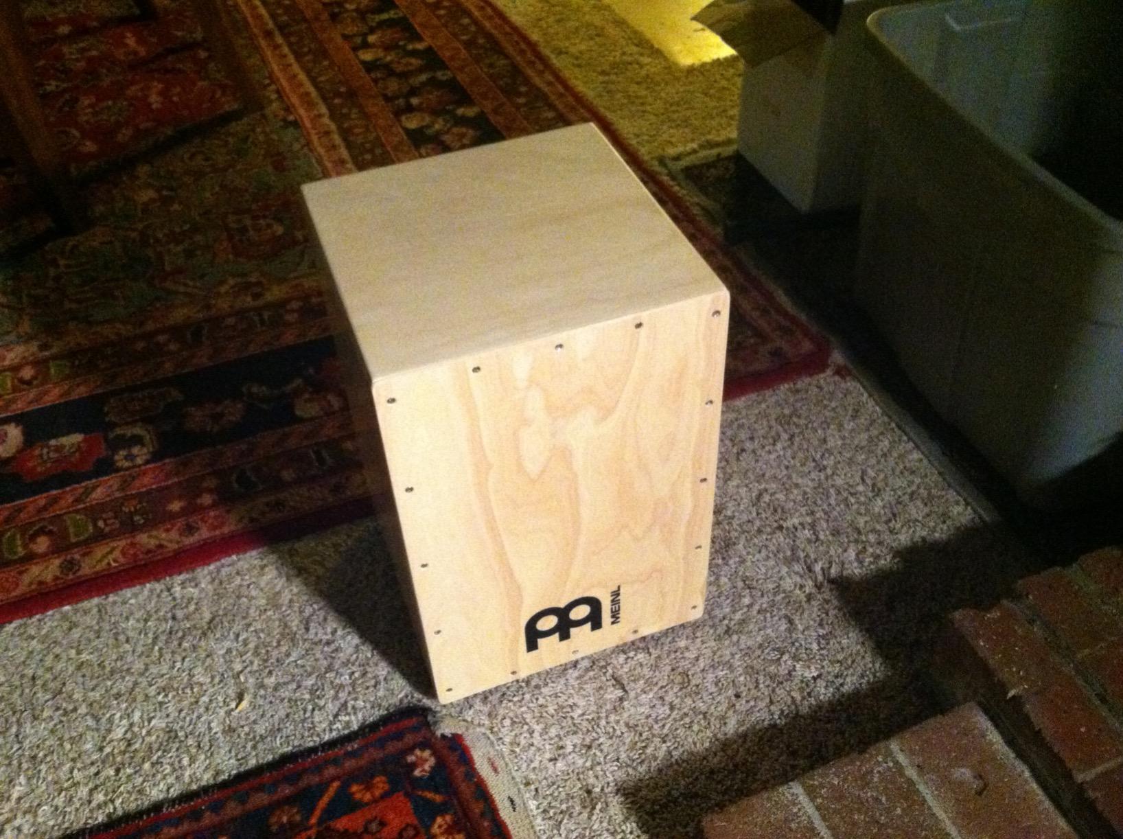 Meinl Percussion HCAJ1NT Headliner Series Wood String Cajon for Adjustable Snare Effect, Full Size (VIDEO) customer photo 2