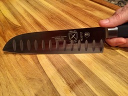 Mercer Culinary M20707 Genesis 7-Inch Santoku Knife,Black customer photo 1