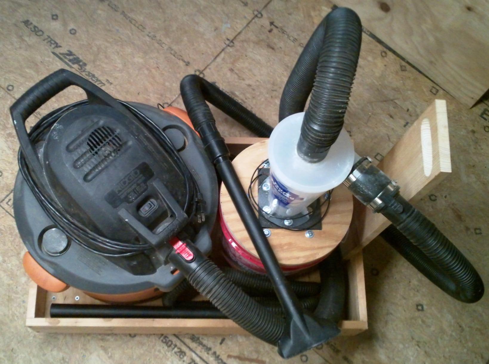 Oneida Air Systems Dust Deputy DIY Anti-Static Retrofit Cyclone Separator for Wet/Dry Shop Vacuums (DD DIY) customer photo 1