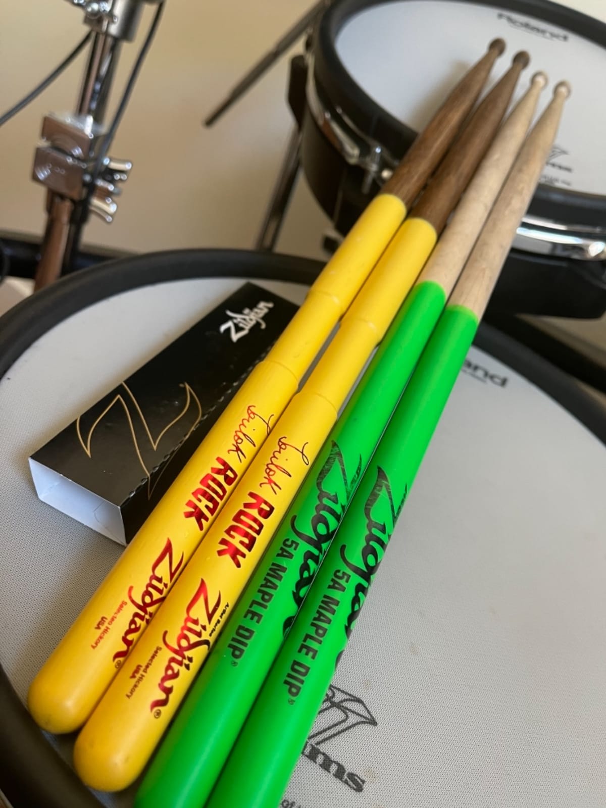 Zildjian Trilok Gurtu Rock Artist Series Drumsticks customer photo 1