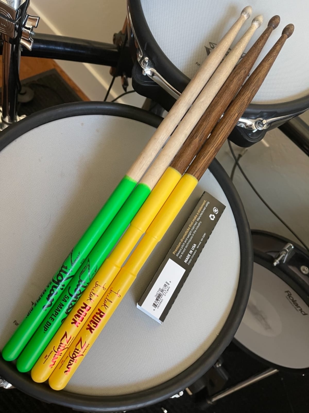 Zildjian Trilok Gurtu Rock Artist Series Drumsticks customer photo 2