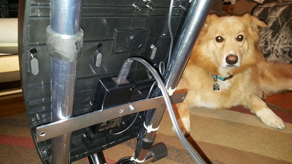 Wheel Stand Pro: G Racing Wheel Stand Compatible With Logitech G29 G923 G920 G27 & G25 Wheels, Deluxe, Original V2. Wheel and Pedals Not included. customer photo 2