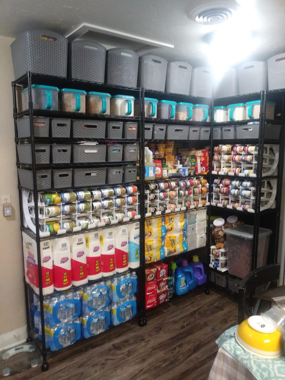 FIFO Pantry Storage Organizer Dispenser Rack for Canned Goods/Drinks, 54-Can Capacity customer photo 1