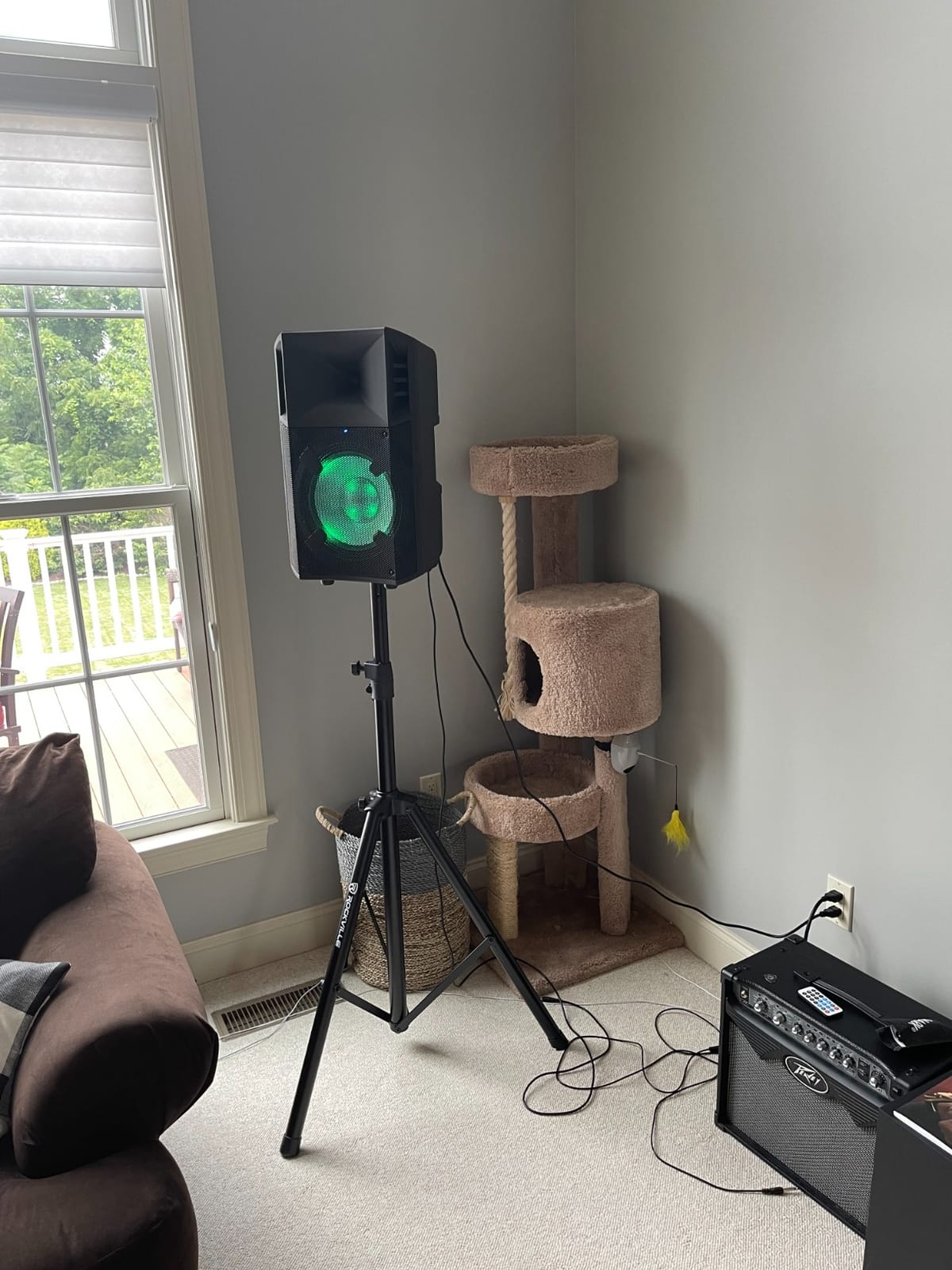 Rockville RVSS2 Black Tripod DJ PA Speaker Stands Pair with Carrying Case customer photo 1