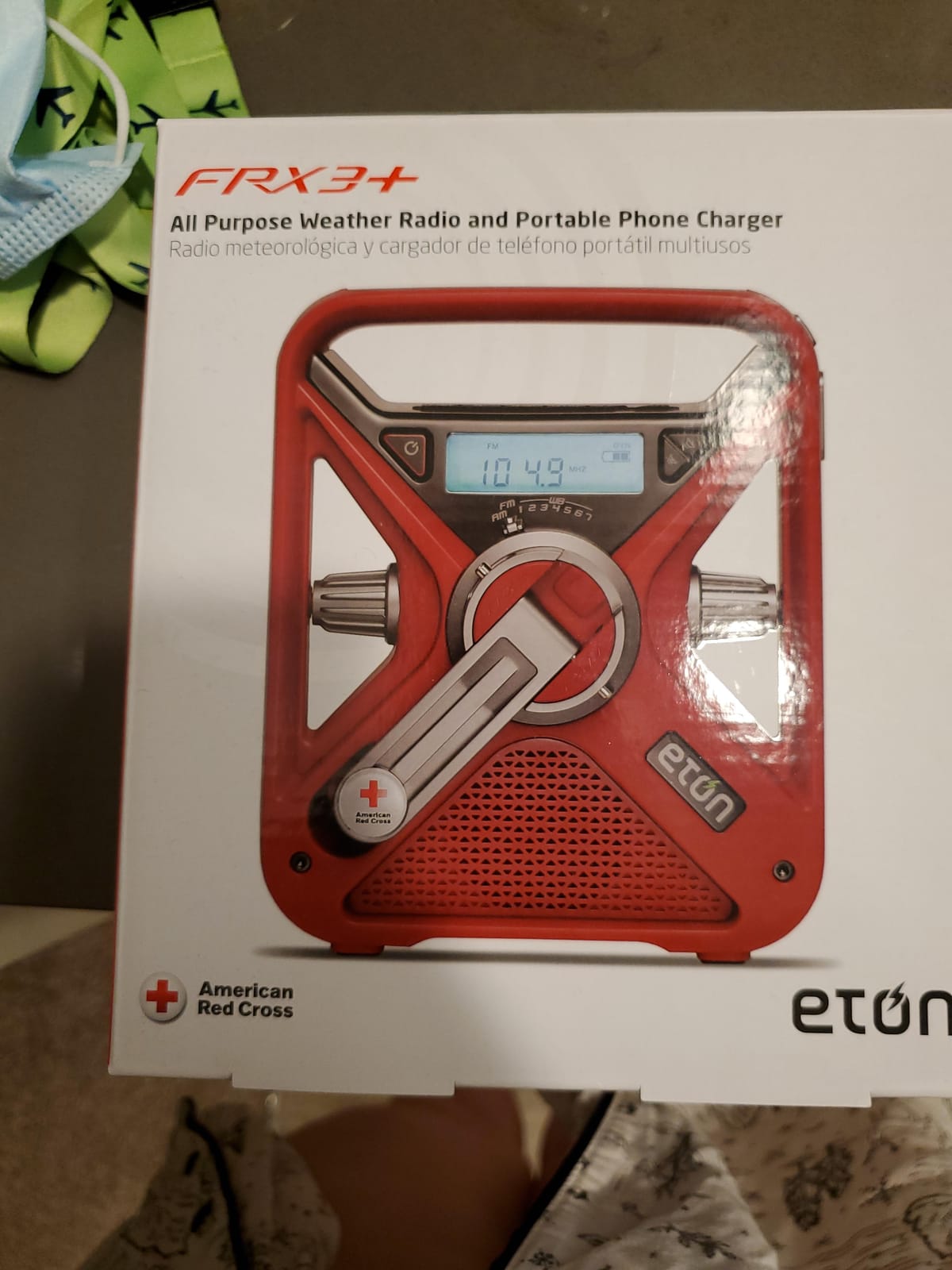 Eton The American Red Cross Frx3 Emergency Weather Radio With Smartphone Charger Arcfrx3wxr, 14.9 Oz customer photo 1