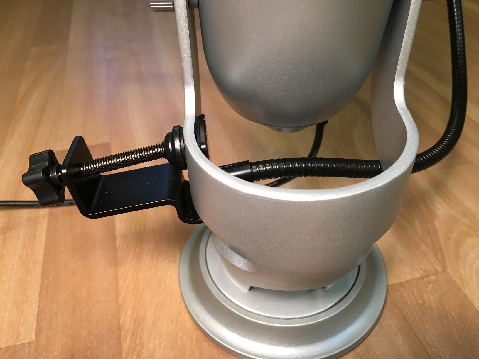 Pop Filter Screen for Microphones - Gooseneck Clamps Compatible with Blue Yeti Microphone - Great Gift customer photo 2