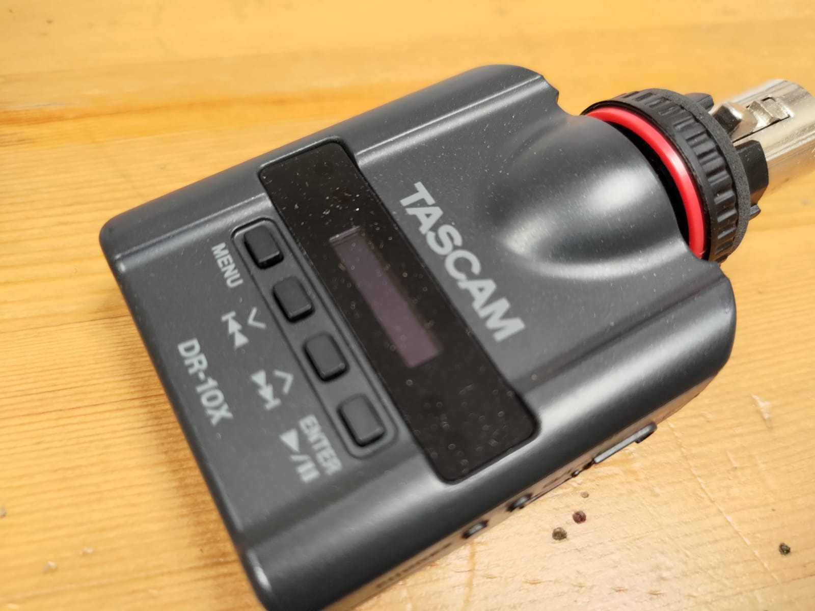 TASCAM XLR Micro Audio Portable Digital Recorder for XLR Microphones, Voice Recorder, Interview and News Gathering, Black (DR-10X) customer photo 1