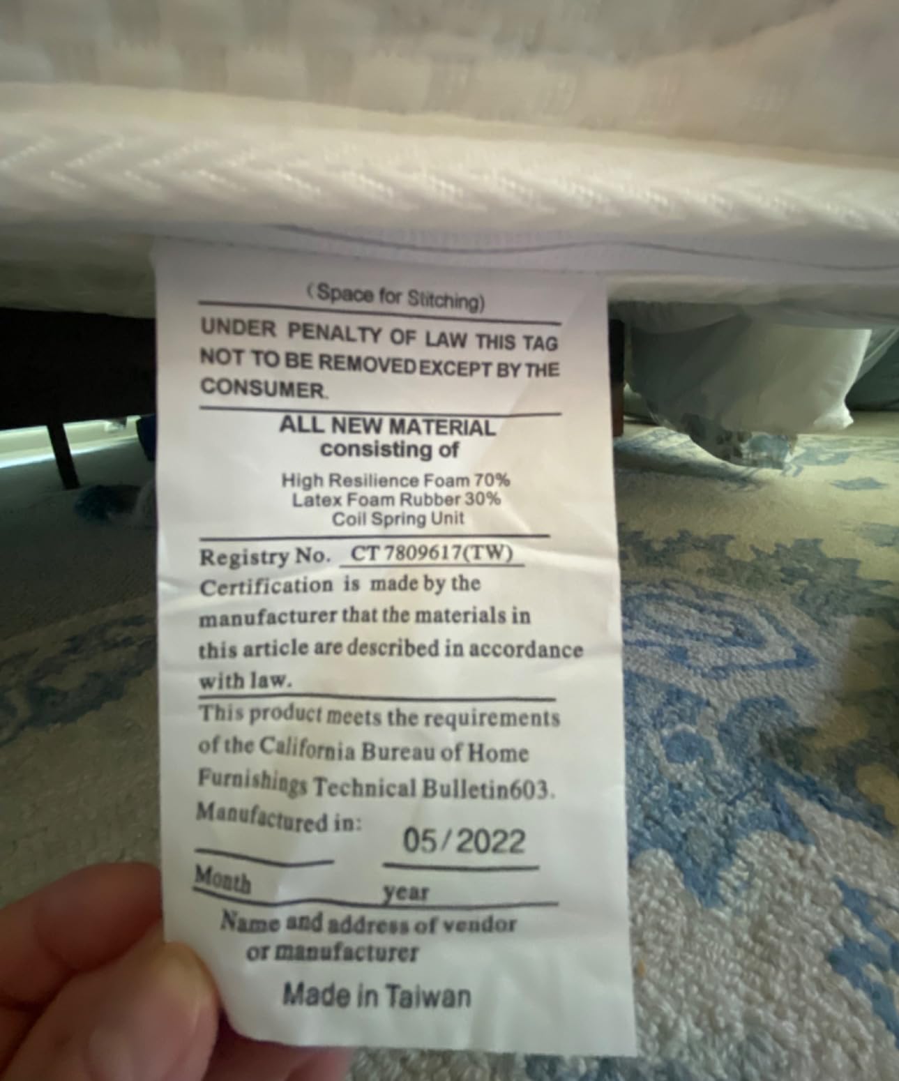 Sunrising Bedding 8” Natural Latex Queen Mattress, Individually Encased Pocket Coil, Firm, Supportive, Naturally Cooling, Organic Mattress, 120-Night Free Trial, 20-Year Warranty customer photo 1