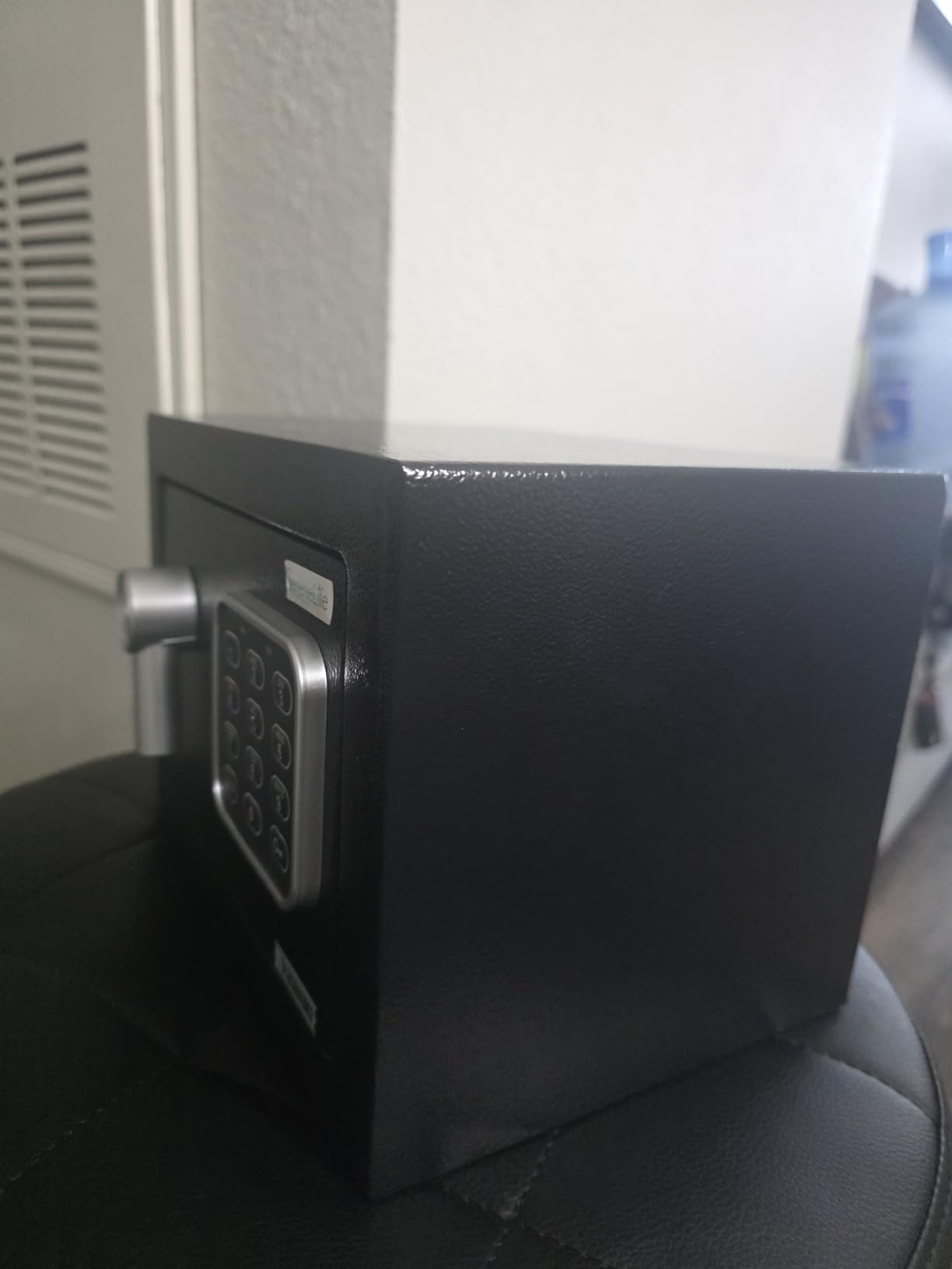 SereneLife Premium Steel Digital Safe Box - 9.1