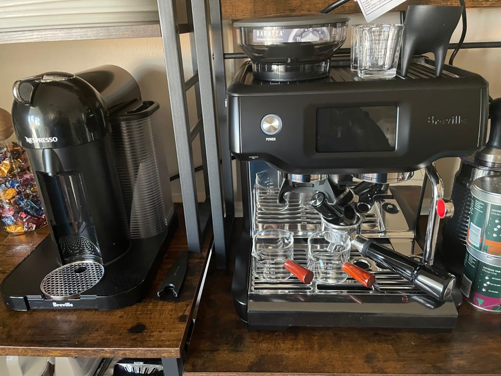 Nespresso Vertuo Coffee and Espresso Maker by Breville, Chrome with Aeroccino Milk Frother customer photo 1