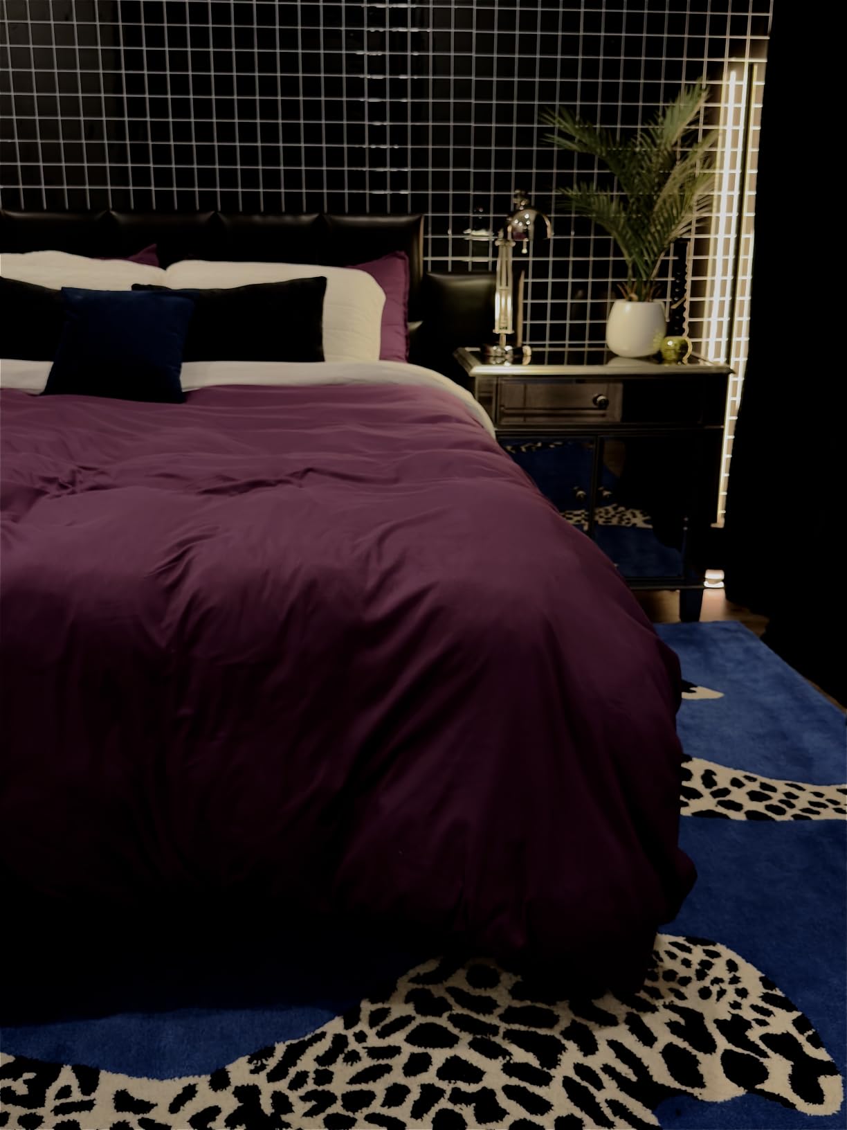 Bare Home Bedding Duvet Cover Queen Size - Premium 1800 Super Soft Collection - Lightweight, Cooling - Soft Breathable Bedding Duvet Cover (Queen, Light Grey) customer photo 2