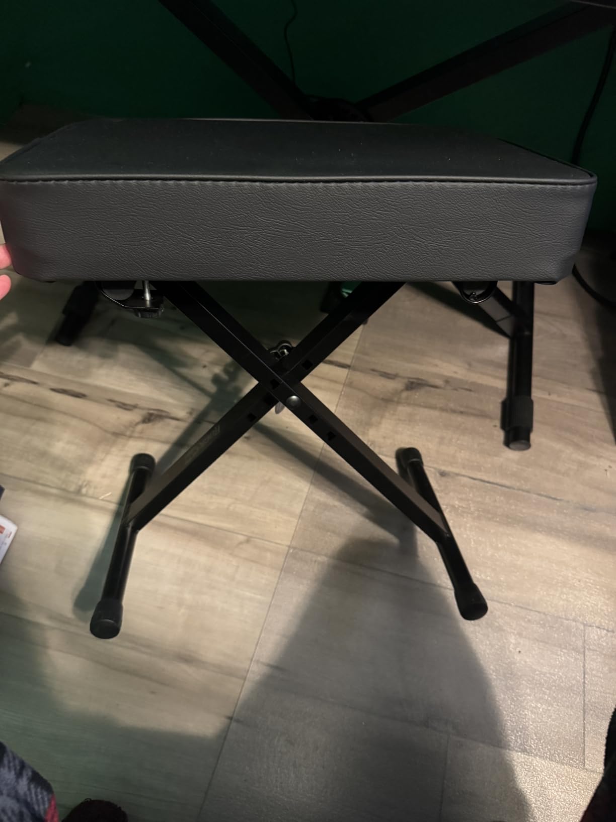 RockJam RJKBB100 Adjustable Padded Piano Bench, Keyboard Stool customer photo 1