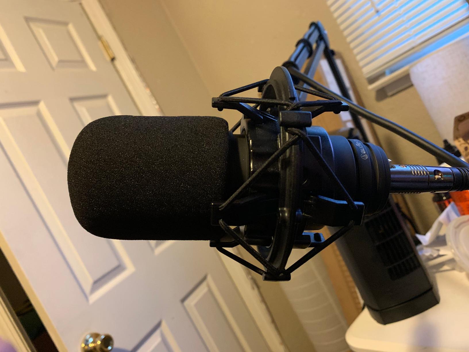 Audio-Technica AT2020 Pop Filter - 2 Windscreens for AT2020 & AT-2035 Microphones (Black) customer photo 1