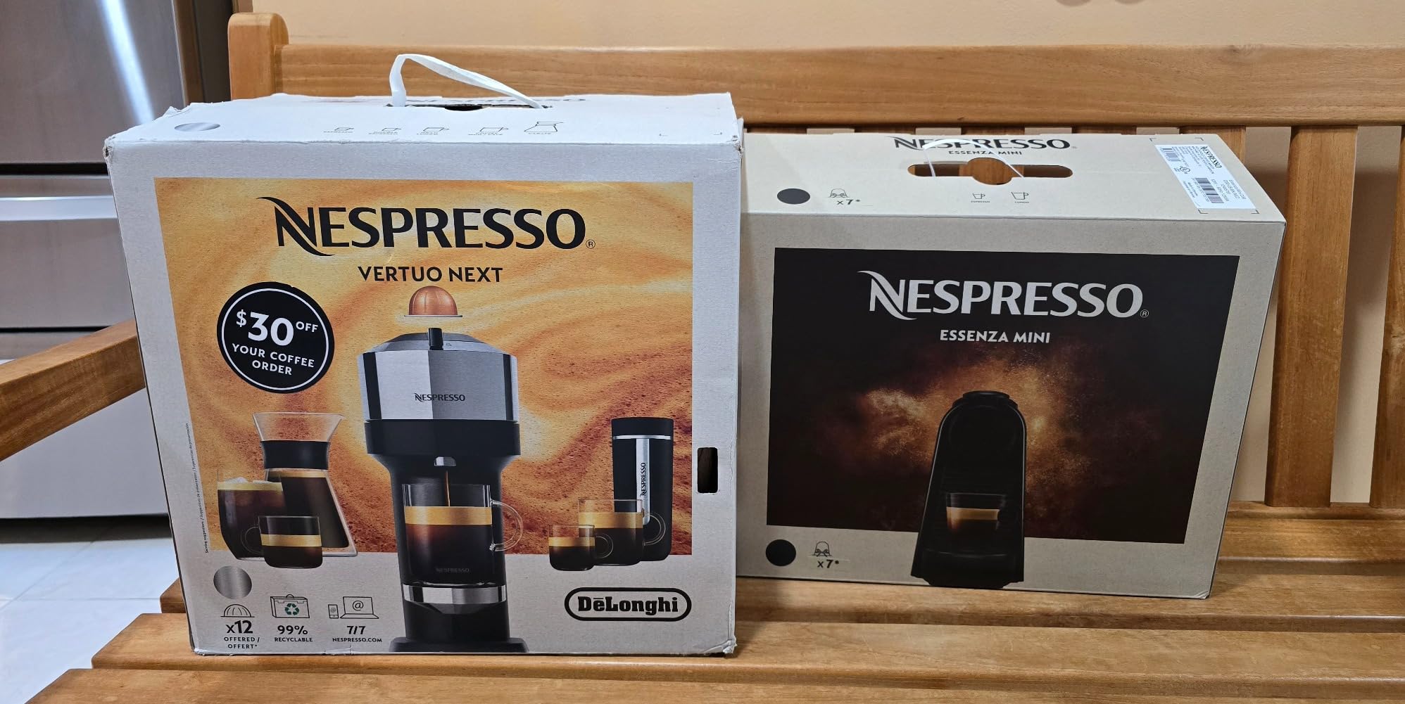 Nespresso Essenza Mini Coffee and Espresso Machine by De'Longhi, 1150 watts, 110ml, Black customer photo 1
